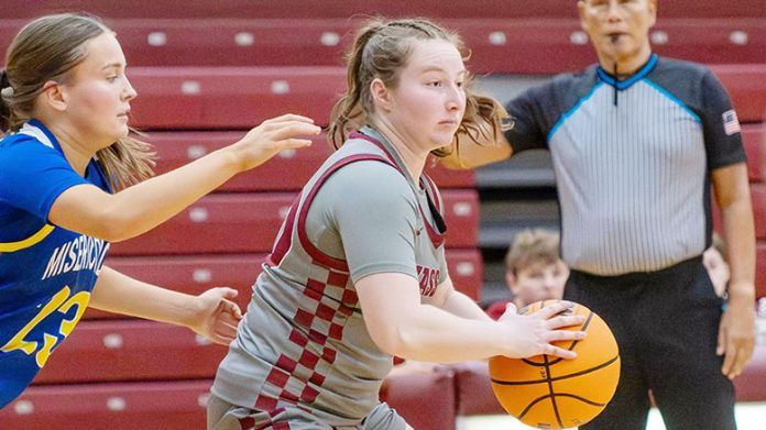 Vassar guard Sam Lederman matches career-high with 10 points. Photo: Carlisle Stockton