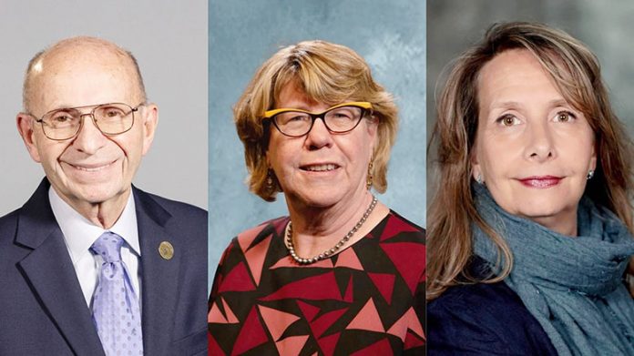 Richard Wishnie, Joan McDonald and Emily Saltzman.