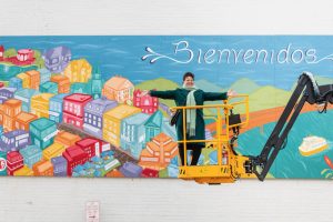 The Orange County NY Arts Council, in collaboration with Orange County Government, celebrated the unveiling of Newburgh’s newest public art installation on Friday, February 6. Photo: Alejandro Lopez