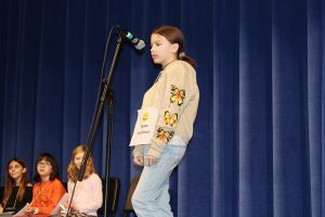 Talented students took to the stage to show poise and spelling prowess through challenging rounds with no spell check in sight.