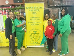 Members of the KAPPA ETA ETA CHAPTER, INC, composed of nurses in Orange County had a booth, lade with critical health information, at the Sweetheart Screening health event Saturday.