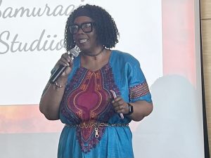 Kenya Gadsen, Mistress of Ceremony, speaks about the rich foundations upon which the making of the documentary: Newburgh’s Black Renaissance were built.