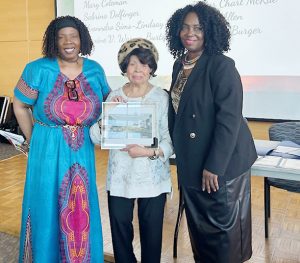 From left are; Kenya Gadsen, Lillian Howard and Joy Young.