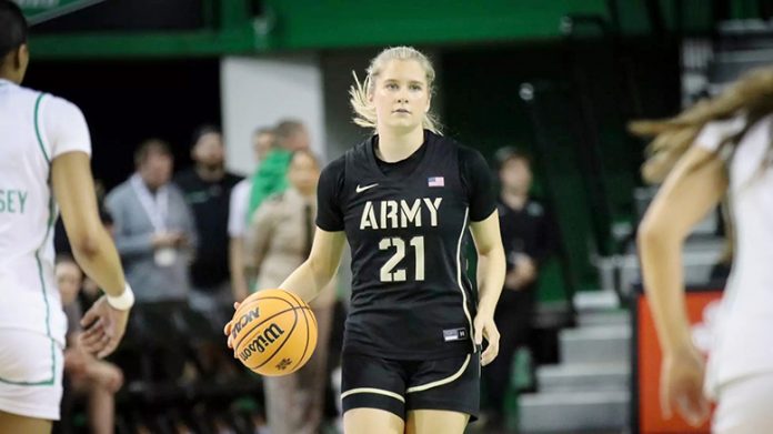 Reese Ericson finished with a team-high 15 points. With her five three-pointers, she moves into fourth all-time in Patriot League history with 282. Her 100 threes this season are the second most in program history and the third most in Patriot League history.