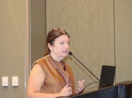 Jennifer Brager of Anderson Center Consulting & Training speaking at recent training.