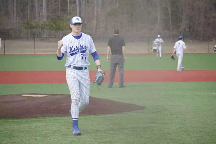 The Mount Saint Mary College baseball team takes home a series win after defeating Johnson & Wales in Game Three. Photo: Bob Houk