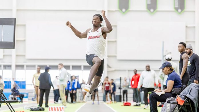 Manasi Simpkins led the way with a standout triple-win performance, capturing first place in the 200-meter dash, long jump, and as a member of the victorious 4x400-meter relay team. Photo: Carlisle Stockton