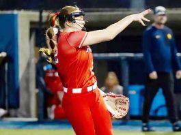 Stella Blanchard threw a one-hitter in Marist's game two win over Fairfield. Photo: Elayna Felder