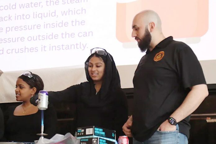 Students at the STEAM Academy in Mount Vernon stepped into the role of engineers as the New York Power Authority (NYPA) led an interactive STEM workshop.