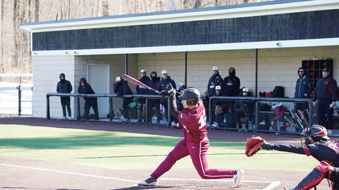 The Brewers couldn't overcome an early deficit in game one and fell 10-6 to RPI. Vassar suffered a 2-0 pitcher's duel setback in the nightcap and final game of the three-game set. Photo: Zach Butler