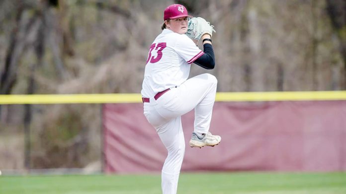 Will Darrell earned his first win of the season as he tossed a hitless five innings, allowing five walks and punching out a career-high 12. Photo: Carlisle Stockton