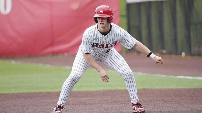 Bard baseball dropped a single game at RIT, 18-1, on Sunday afternoon at the RIT Baseball Complex. Photo: Pearllan Cipriano