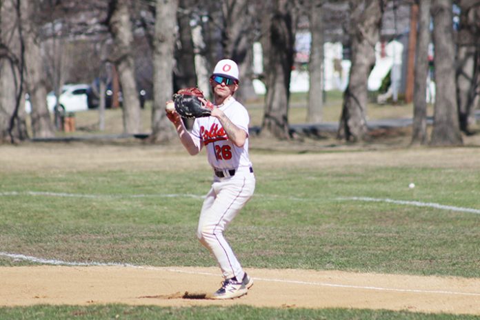 The SUNY Orange baseball team dropped a game to Ulster County Community College on Thursday, April 9, by a final score of 15-5.