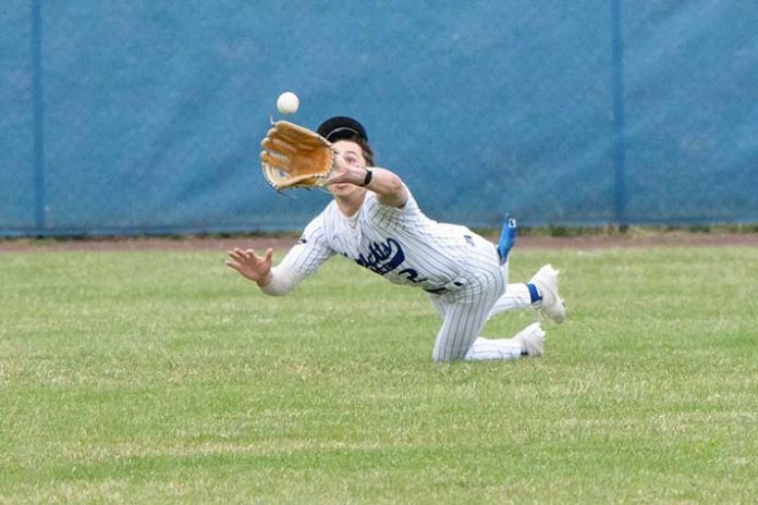 The Mount Saint Mary College baseball team dropped its home opener to New Paltz. Photo: Lee Ferris