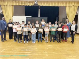 For the second consecutive month, the Poughkeepsie City School District’s smallest school is home to the Monthly Literacy Leader trophy.