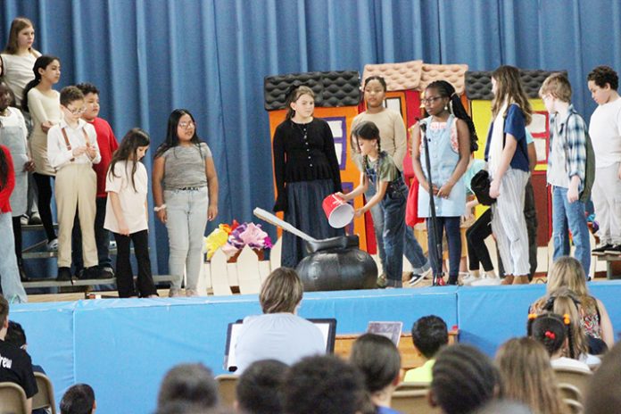 The New Windsor Drama Club recently gave two exceptional performances of the musical Stone Soup, based on the beloved literary classic. Photo: Mary Petruncola