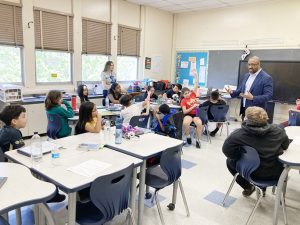 Varian Johnson, author of “Playing the Cards You’re Dealt” and other works, recently spent the day in Poughkeepsie talking to students about the persistence and support systems needed to succeed.