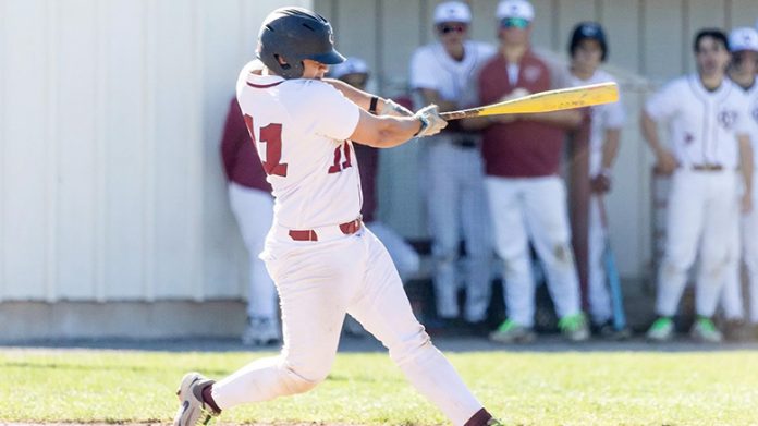 The Vassar College Baseball team's season came to a close on Saturday afternoon as the Brewers fell in the second game of the Liberty League Crossover Series against RIT, 5-3. Photo: Carlisle Stockton