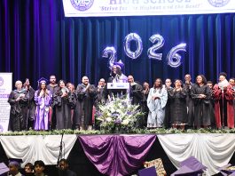 New Rochelle High School (NRHS)last Wednesday marked its 128th commencement exercises with 590 graduating seniors receiving their diplomas at the Westchester County Center in White Plains.