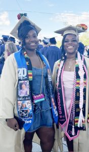 On left are Beacon High School Class of 2026 graduates: Mylee Decoteao and Chelsea Stephens.