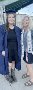 On left is Beacon High School Class of 2026 graduates, Natalie Hayden with her Chorus teacher, Susan Fischer, who is retiring this year after 19 years in the school district and 24 in her career as a beloved music teacher.