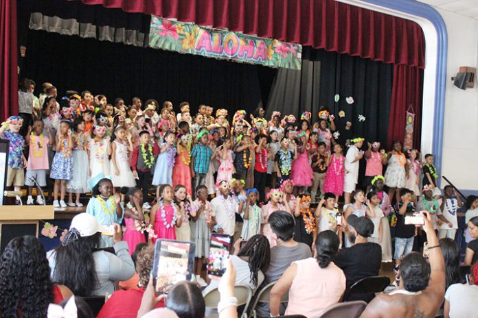Truth Elementary School on Friday held its inaugural second grade moving up event, a luau-themed celebration titled “Sail into the Third Grade” that was much more party than ceremony.