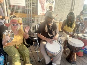 Beacon’s Long Dark Park comes alive with music, community, diversity and love each Thursday night, as the Beacon Drum Circle invites all people from all places to participate- or simply enjoy watching- the ensemble of musicians who merge to create beautiful, impromptu music as well as hope and positivity.