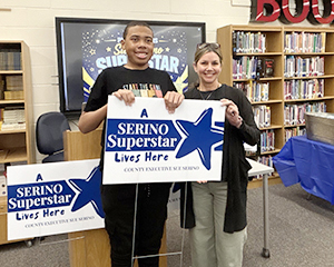 Dutchess County Executive Sue Serino has proudly partnered with middle schools across the county to recognize 44 exceptional students as “Serino Superstars.”