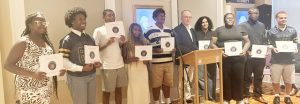 Youth Leadership Certificates of Recognition were presented to several youth who serve as positive role models while contributing to making Newburgh a better place to live.