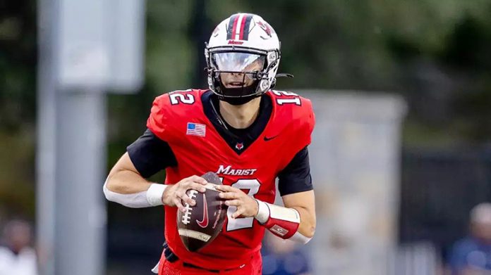 Sonny Mannino was named PFL Preseason Offensive Player of the Year by Phil Steele Publications. Photo: Carlisle Stockton