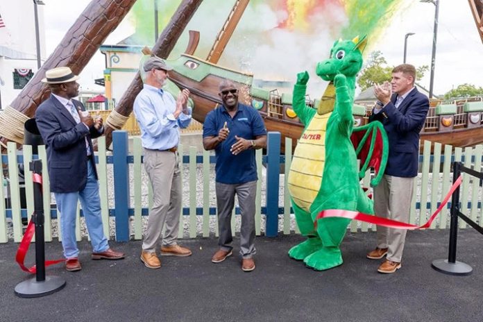 Get ready for a new level of fun at Playland Park this summer as Scorpios, the park’s new swing ship ride, is officially open.