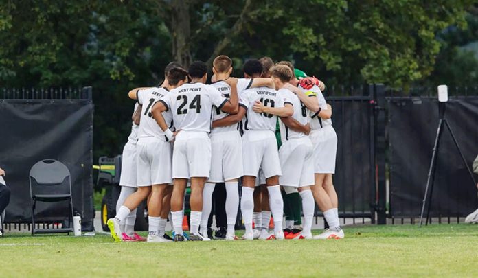 Army Men's Soccer fell 4–0 on the road Saturday evening to Boston University at Nickerson Field in its Patriot League opener.