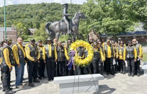 Members of the National Association of Buffalo Soldiers Motorcycle Club (NABSTMC)TM with representatives from around the seven chapters, mostly from the north east, turned out in large, proud numbers.