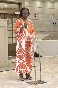 Charter member Sister Carolyn Green traveled from Florida for the Jubilee and spoke about the influence Baptist Temple has had on her life.