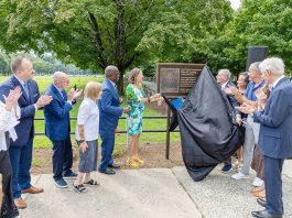 Westchester County Dedicates the United States Congresswoman Nita M. Lowey Community Green at Kensico Dam Plaza.