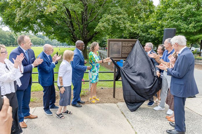Westchester County Dedicates the United States Congresswoman Nita M. Lowey Community Green at Kensico Dam Plaza.