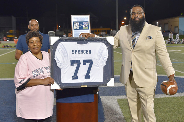 Charles Spencer Jr.'s Number 77 Jersey Retired - Hudson Valley Press