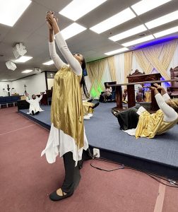 Kingdom Christian Cultural Center's Praise Dancers blessed the crowd with a performance at Apostle Jeffrey C. Woody's Pre-Anniversary Celebration.