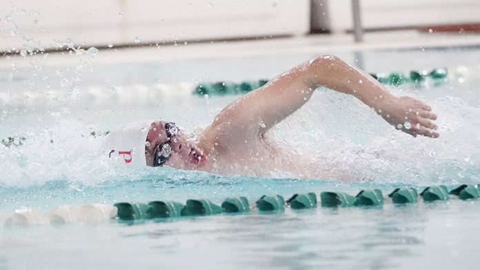 The Bard College swimming team faced Sarah Lawrence on the road on Saturday afternoon. Photo: Noah Poll