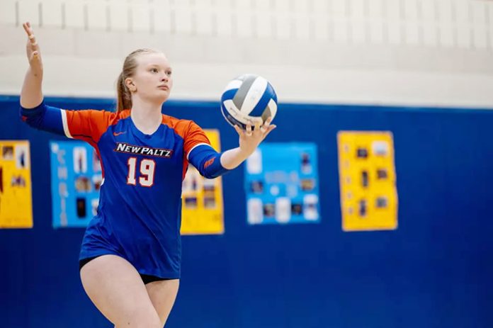 NJAC Rookie of the Week Genevieve Boyle had seven kills,